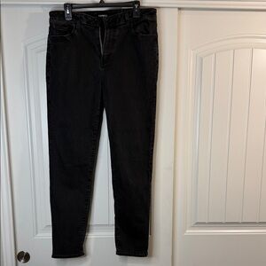 Express Men's Black Slim Straight Jeans